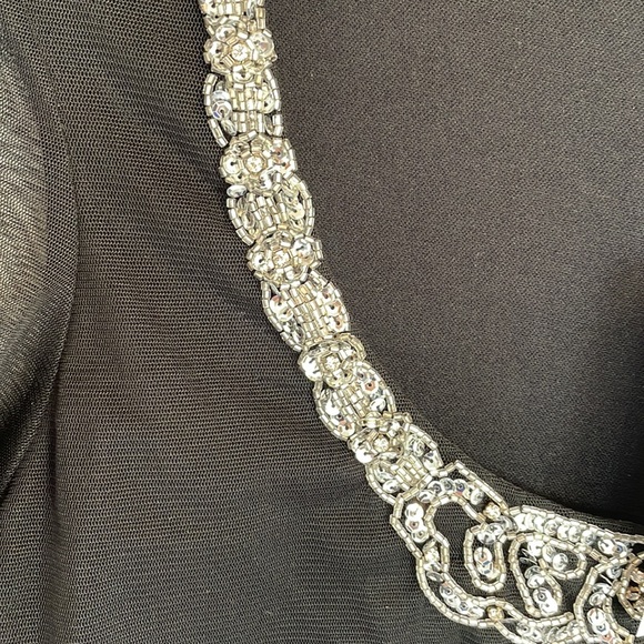 I.N.C. Women's Blouse Sequines  Black NWT  Size Medium ( would fit a small). - Picture 4 of 8